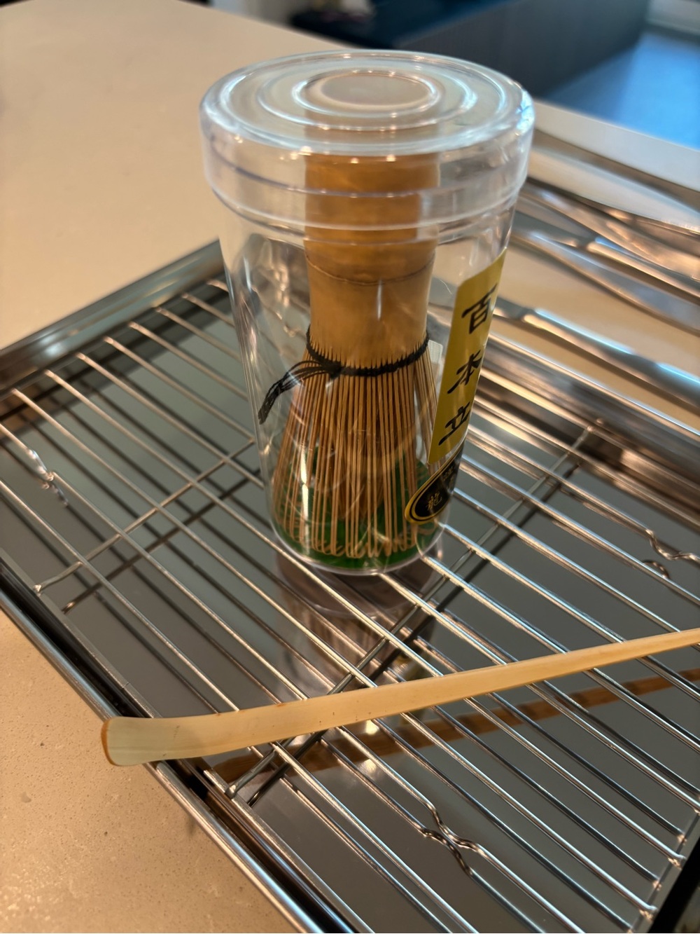 Used - Bamboo Matcha Whisk and Scoop